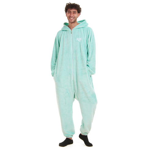 Snuggs Blanket Onesie Aqua Mint